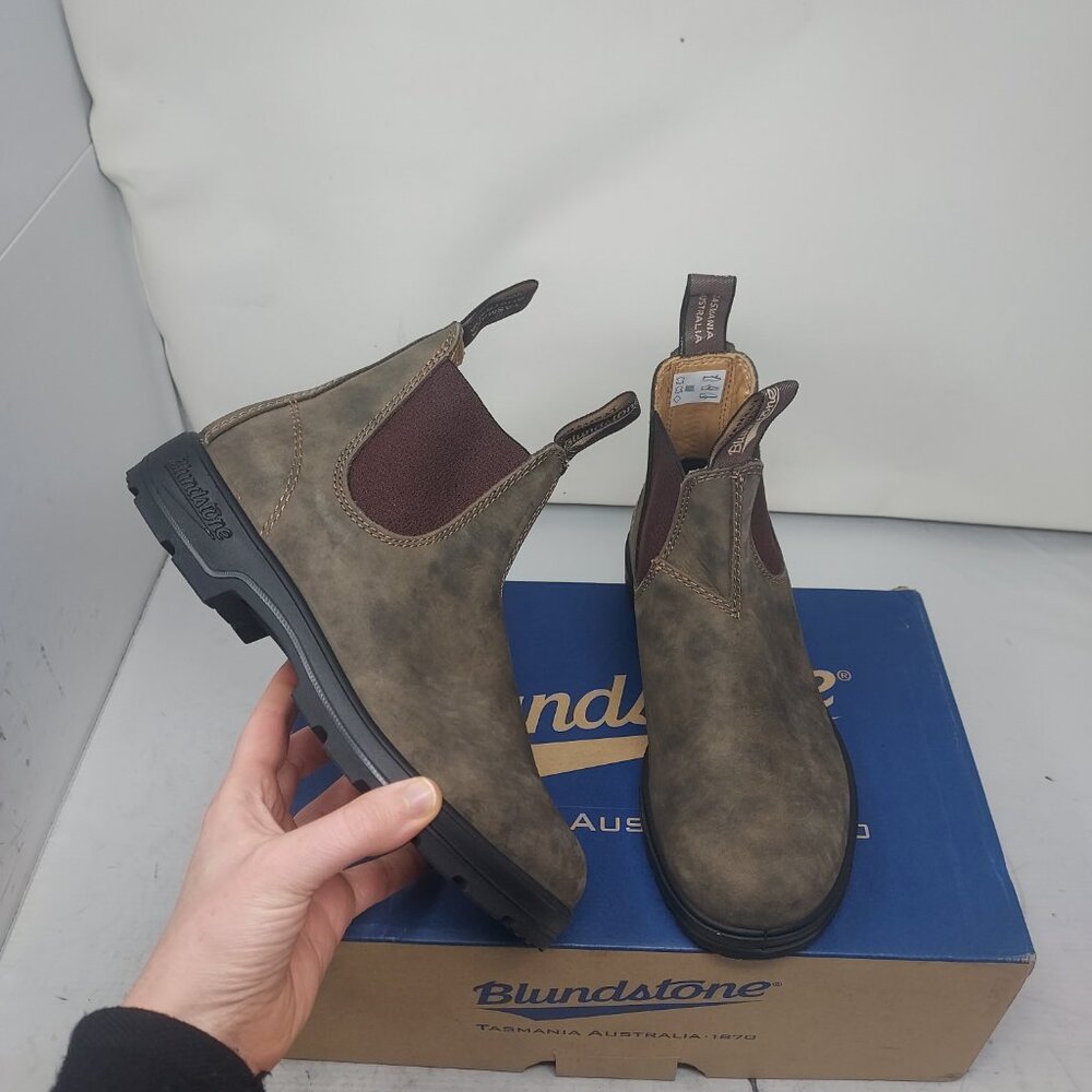 Blundstone WOMENS Chelsea Rustic Brown Boot 585